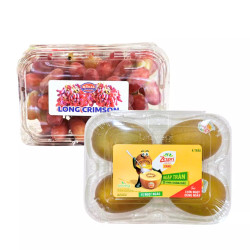 Combo nho đỏ crimson + kiwi vàng chín Zespri (1 Combo)