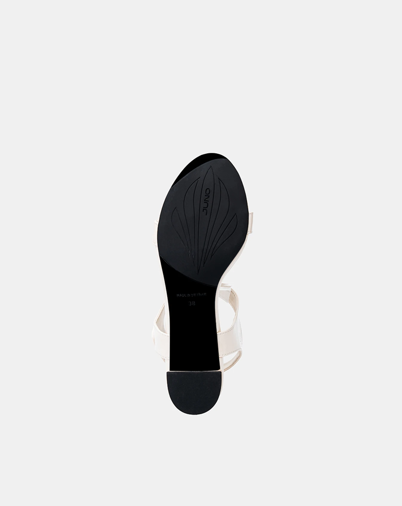 Giày Sandal Gót Trụ Quai Ngang Basic - Image 10