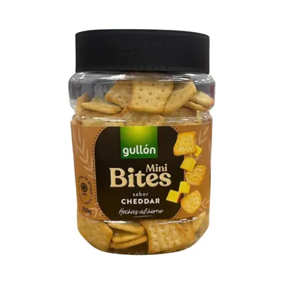 Bánh quy mini vị phô mai Cheddar Gullon hộp 250g