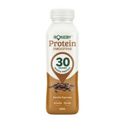 Thức uống Smoothie Protein vị cà phê Espresso Rokeby Farms chai 425ml
