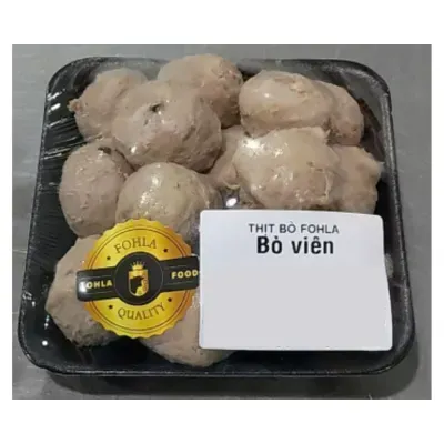 Bò viên Fohla khay 200g