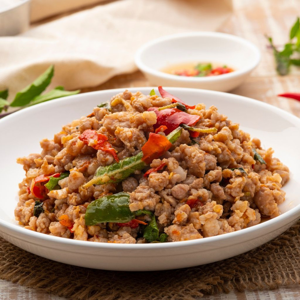 thịt xào sả ớt