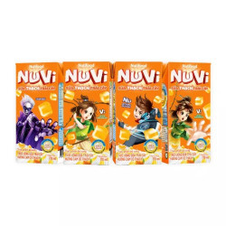 Lốc sữa trái cây hương cam có thạch Nutimilk hộp 170ml (4 Hộp)