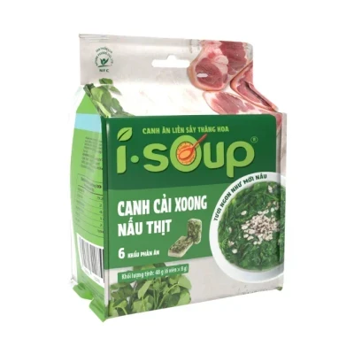 Canh cải xoong nấu thịt ăn liền I.Soup túi 6 viên 48g
