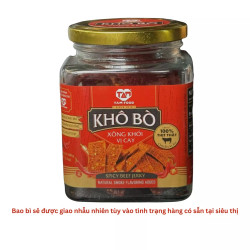 Khô bò xông khói vị cay Tam Food hộp 100g (1 Hộp)