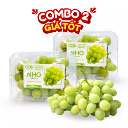 Combo nho xanh Mỹ không hạt hộp 450g (2 Hộp)
