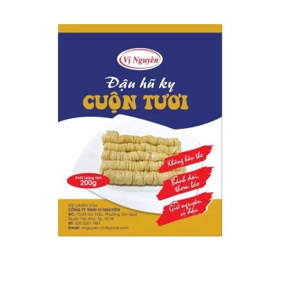 Đậu hủ ky cuộn tươi Vị Nguyên gói 200g