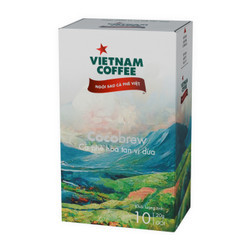 Cà phê sữa hòa tan vị dừa Vietnam Coffee hộp 10 gói x 20g (1 Hộp)
