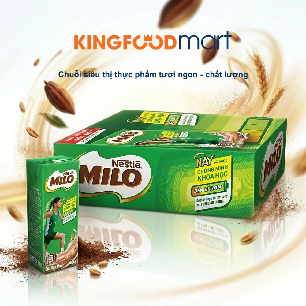 Sữa Milo thùng - Giải pháp dinh dưỡng toàn diện, tiết kiệm và năng động cho cả gia đình Việt.