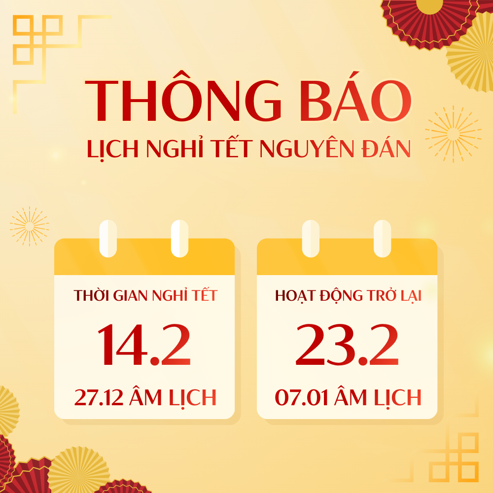 Thời gian nghỉ Tết Nguyên Đán 2026