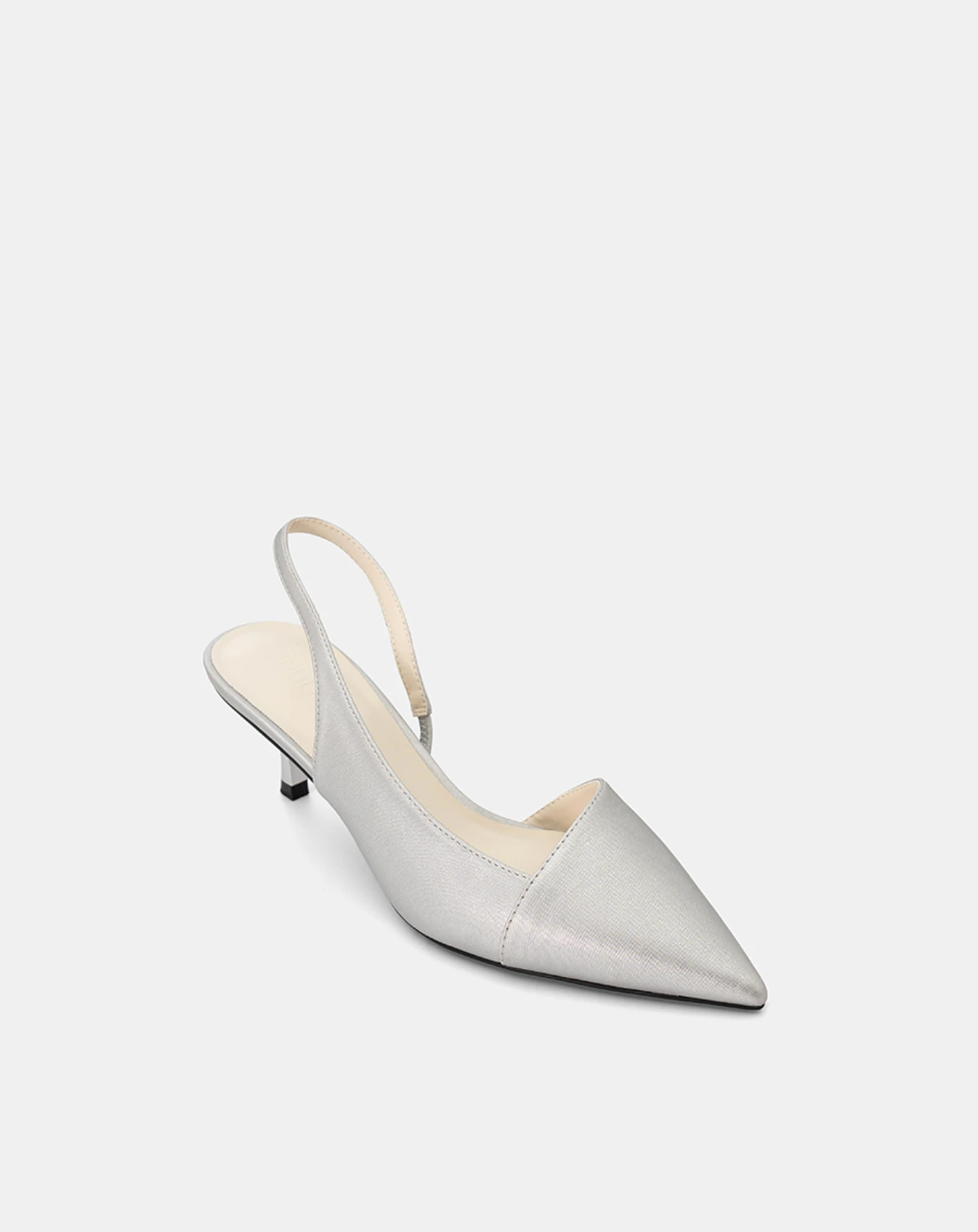 Giày Cao Gót Slingback Kitten Heel Mũi Nhọn - Image 6