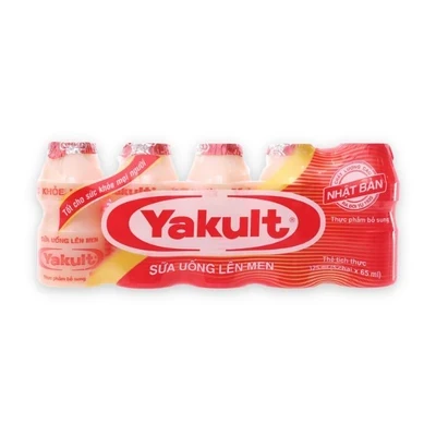 Lốc 5 chai sữa chua uống lên men Yakult 65ml