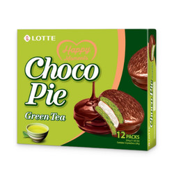 Bánh Choco Pie trà xanh Lotte hộp 336g