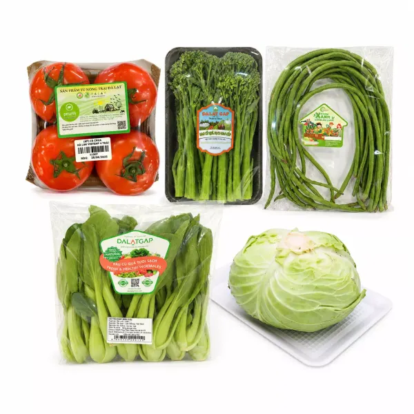 Combo rau củ tươi ngon 5 loại