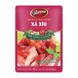 Xốt gia vị hoàn chỉnh xá xíu Barona gói 80g (1 Gói)