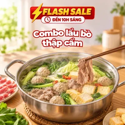 Combo lẩu bò thập cẩm