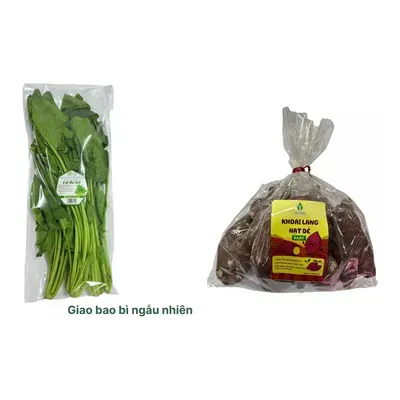 Combo Cải bó xôi Đà Lạt gói 300g + Khoai lang hạt dẻ baby túi 1kg
