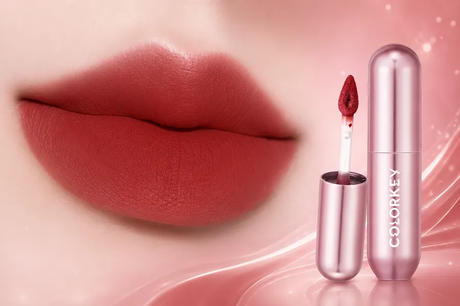 Son Kem Bùn Colorkey Mịn Lì, Che Rãnh Môi Tự Nhiên