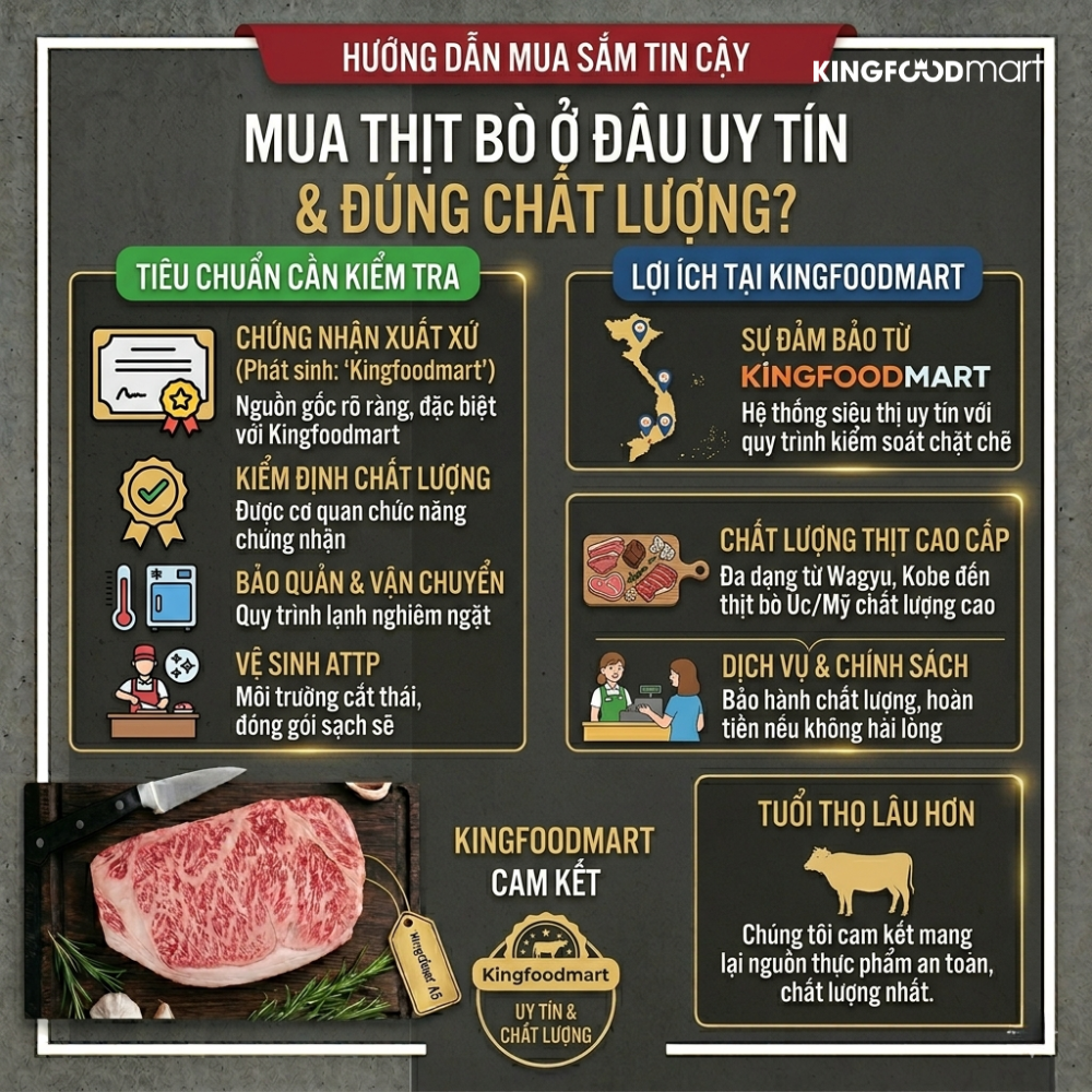 Mua thịt bò ở đâu uy tín và đúng chất lượng?
