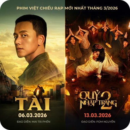 Phim chiếu rạp mới nhất tháng 3/2026 không thể bỏ lỡ