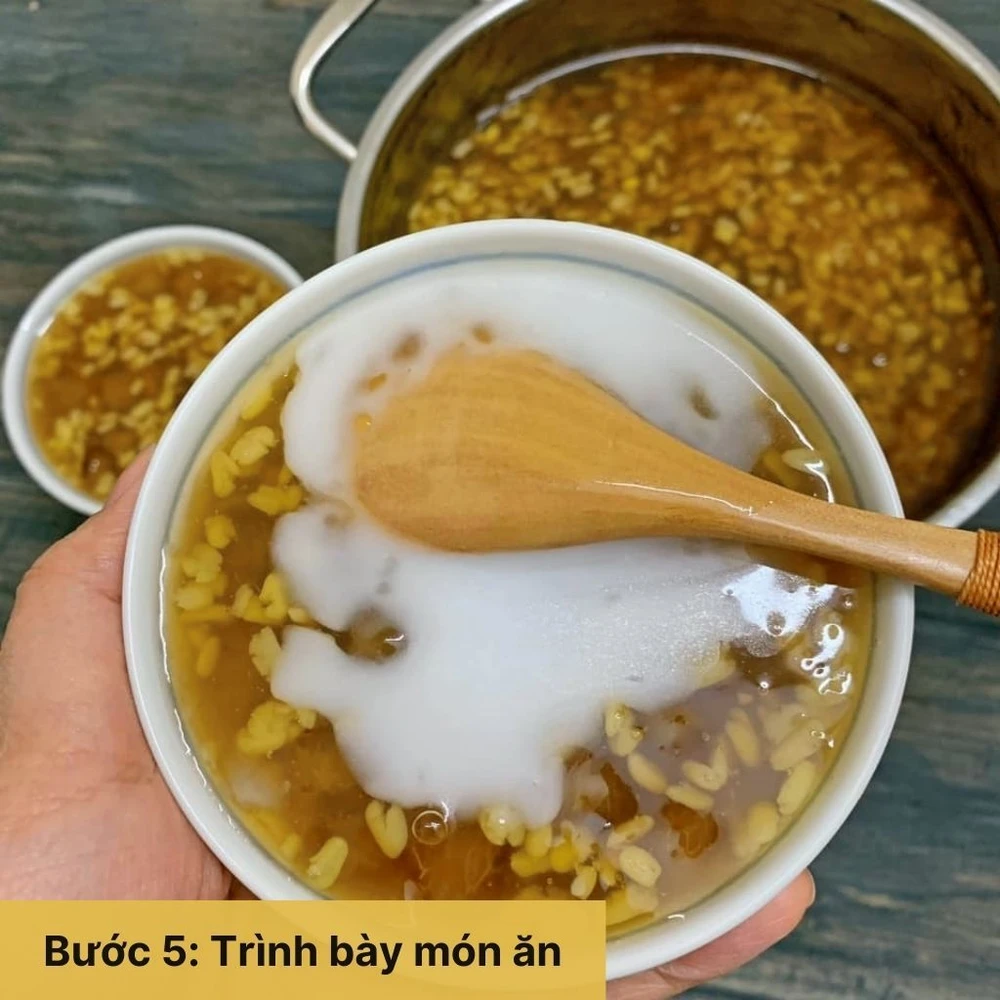trình bày món ăn
