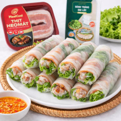 Mâm cơm ngày Tết: Gỏi cuốn thịt