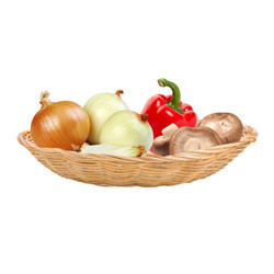 Combo rau nấm xào: ớt chuông, nấm hương, hành tây