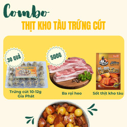 Combo thịt kho tàu trứng cút