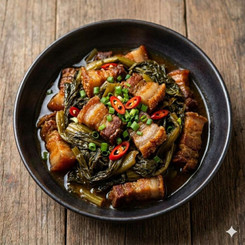 Heo Quay Kho Cải Chua – Bí Quyết Đậm Đà Đưa Cơm Cho Bữa Gia Đình