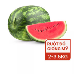 Dưa hấu giống Mỹ trái từ 2.5kg (1 Trái)