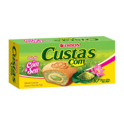 Bánh Custas vị cốm Orion hộp 139.5g (1 Hộp)