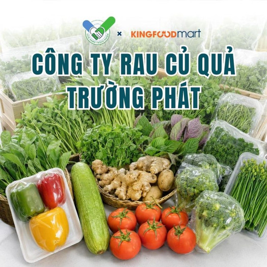 Công ty TNHH Rau Củ Quả Trường Phát: Rau củ quả sạch trong nhóm Tick Xanh Kingfoodmart