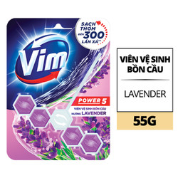 Viên vệ sinh bồn cầu hương Lavender VIM vỉ 55g