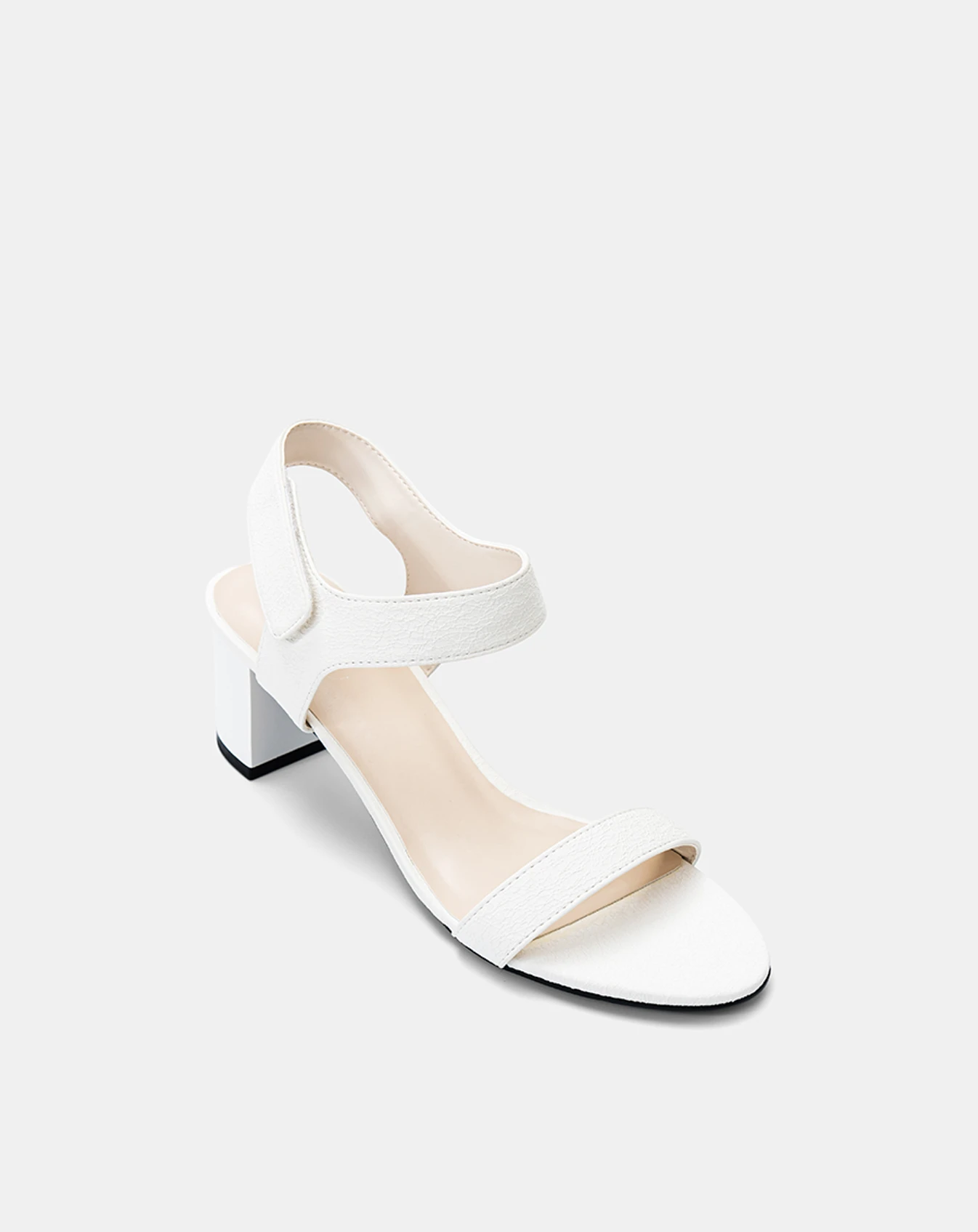 Giày Sandal Gót Trụ Quai Ngang Basic - Image 7