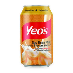 Sữa đậu nành đường nâu Yeo's lon 300ml (1 Lon)