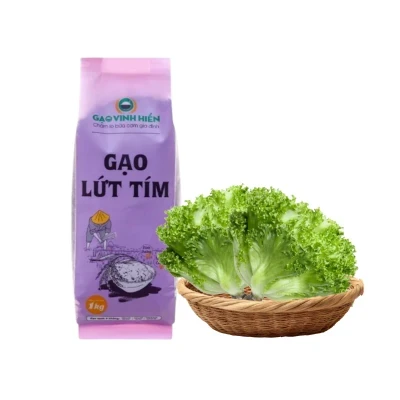 Combo Lứt & Salad: lứt tím 1kg và 2 xà lách 200g
