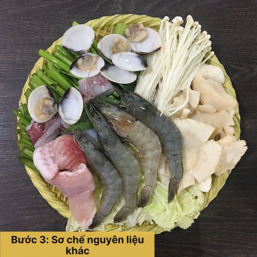 Sơ chế nguyên liệu