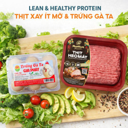 Combo healthy core protein: Thịt xay ít mỡ & Trứng gà ta