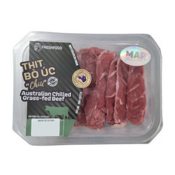 Bắp bò Úc tươi cắt lát Freshfoco khay 200g (1 Khay)
