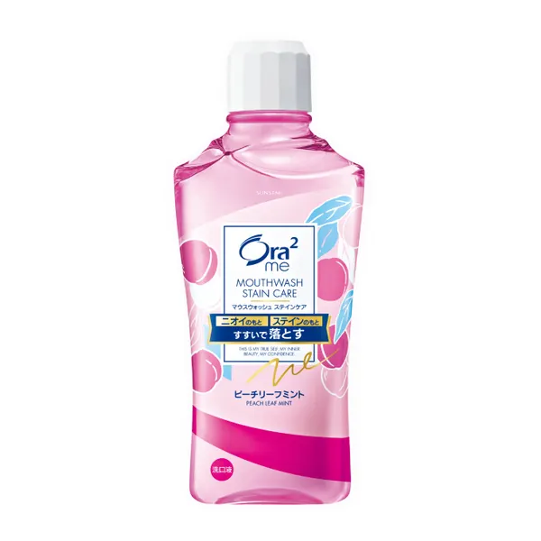 Nước súc miệng hương bạc hà lá đào Ora2 chai 460ml
