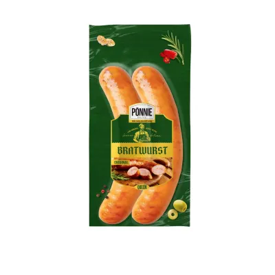 Xúc xích vị Bratwurst Ponnie gói 280g