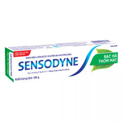 Kem đánh răng hương bạc hà the mát Sensodyne gói 100g (1 Tuýp)