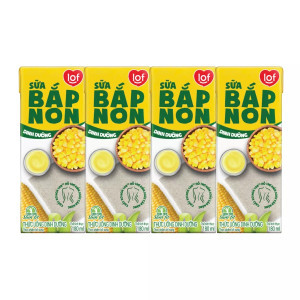 Lốc sữa bắp non Lif hộp 180ml (4 Hộp)