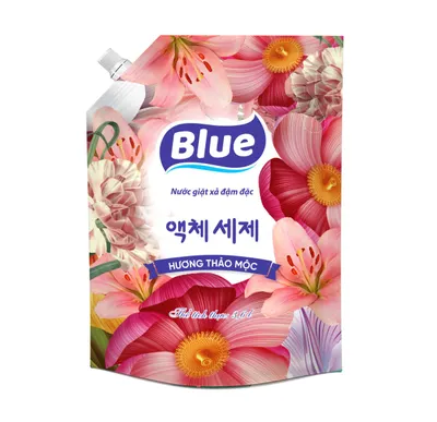 Nước giặt xả Blue đậm đặc hương thảo mộc túi 3.6L