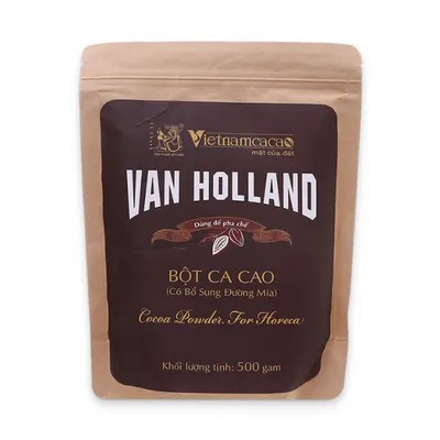 Bột cacao nguyên chất Van Holland Vinacacao bịch 500g