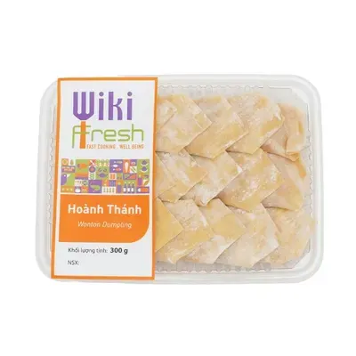 Hoành thánh Wiki Fresh vỉ 300g