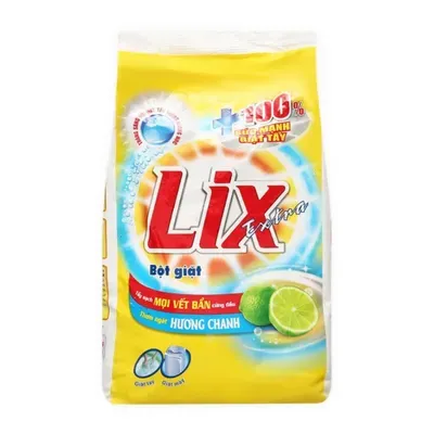 Bột giặt chanh Lix gói 5.5kg