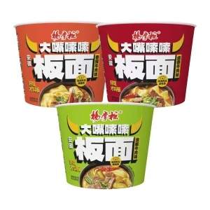 Combo mì không chiên sợi dẹt Anhui: vị bò cay, bò kho và bò chua cay