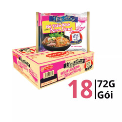 Thùng hủ tiếu nam vang khô Nhịp Sống Acecook gói 72g (18 Gói)