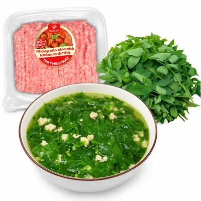 Combo canh bồ ngót thịt bằm